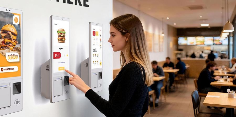 touch screen self service kiosk