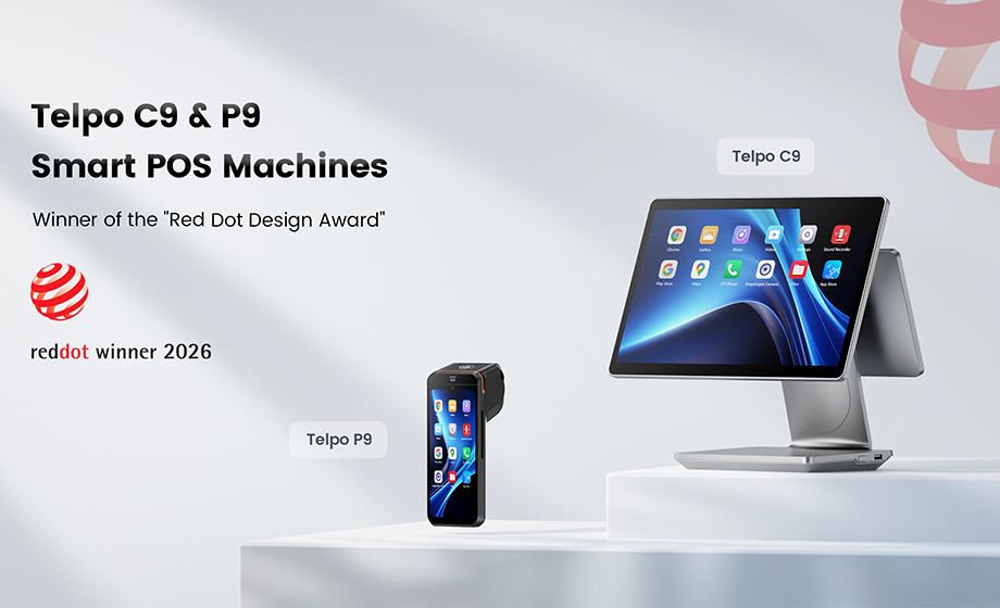 Telpo-C9-and-P9-smart-POS-machine-Win-Red-Dot-Award-2026
