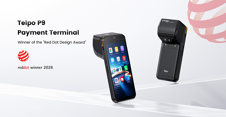 Telpo-P9-payment-terminal-win-Red-Dot-Award-2026