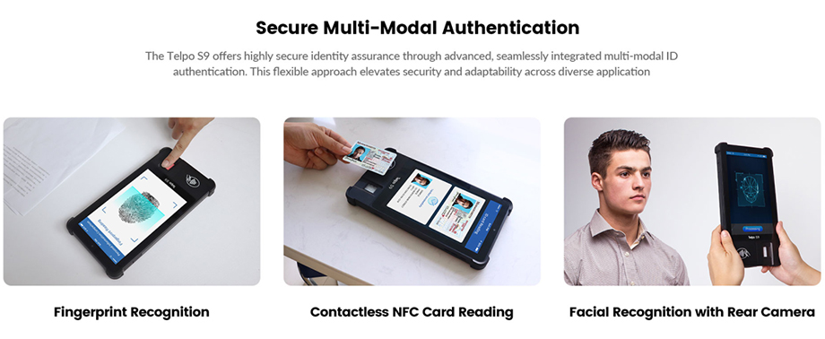 Telpo-S9-mobile-biometric-tablet-supports-multimodal-authentication