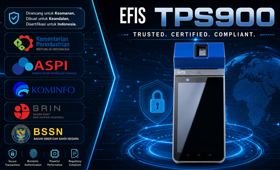 TPS900 is designed as an integrated platform for Indonesian KTP Elektronik, biometric and digital-service applications