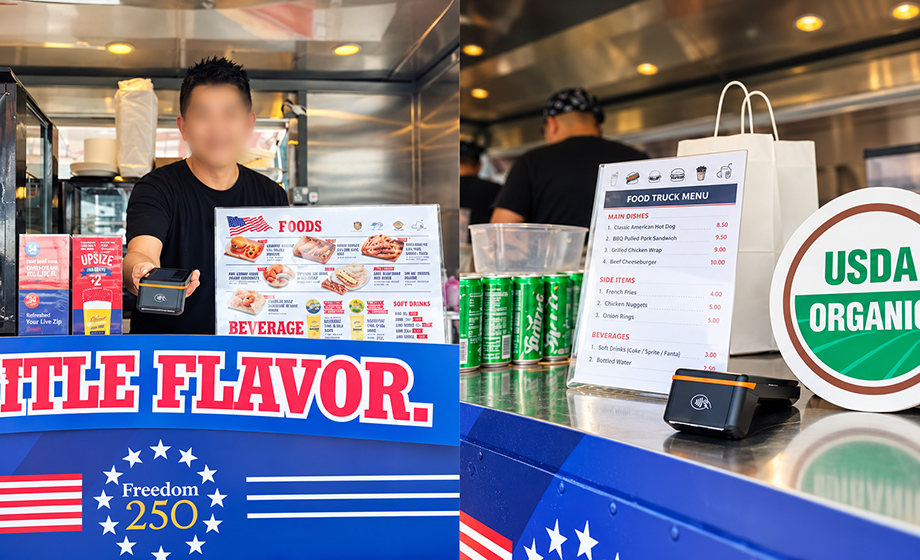 Food-truck-staff-using-Telpo-P9-handheld-POS-terminals-for-customer-payments-at-Singapore-F1-2026-2